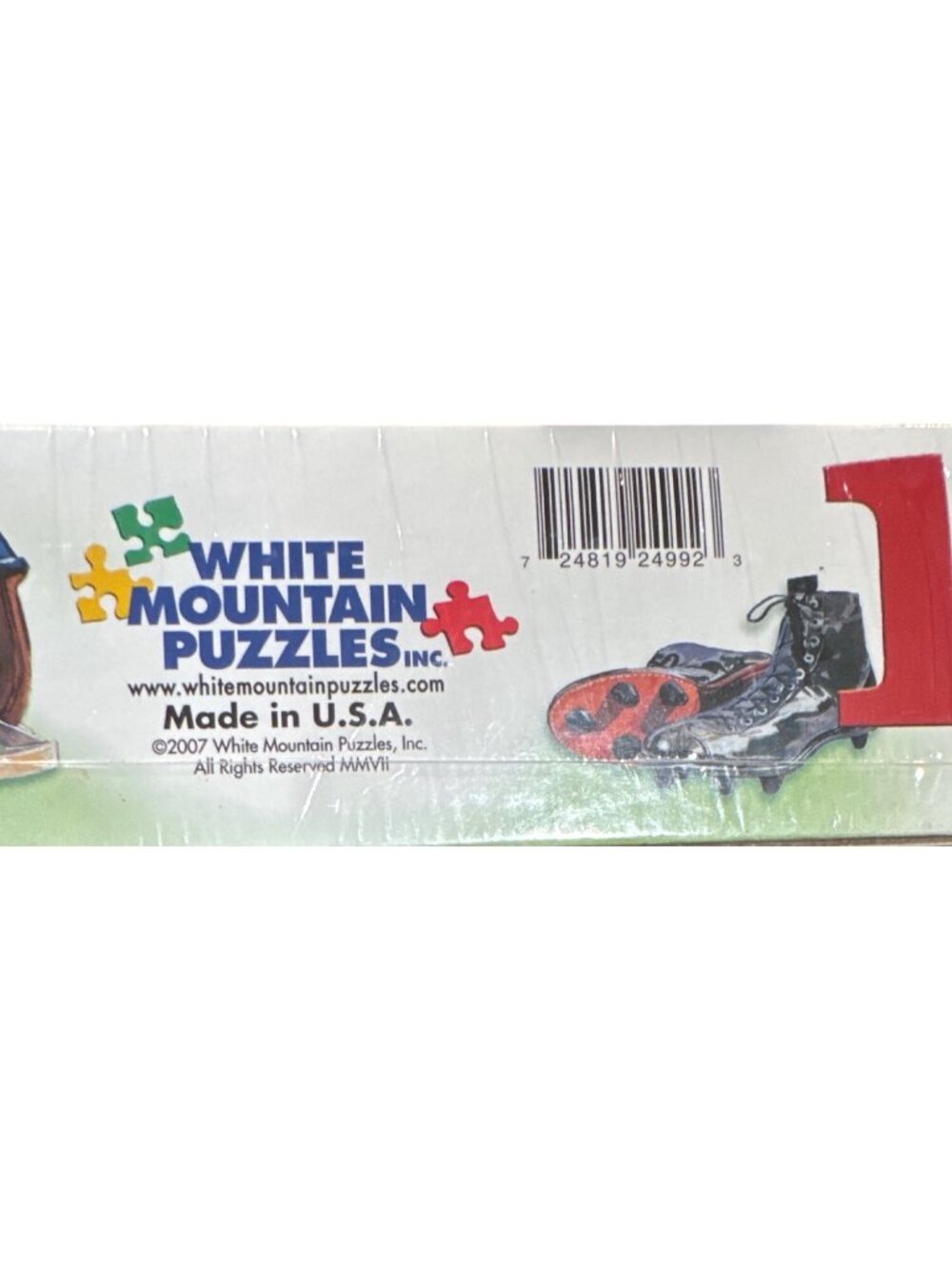 White Mountain Everything Football Puzzle 1000 Pieces 24”x30” New Sealed 2007 - Picture 9 of 15